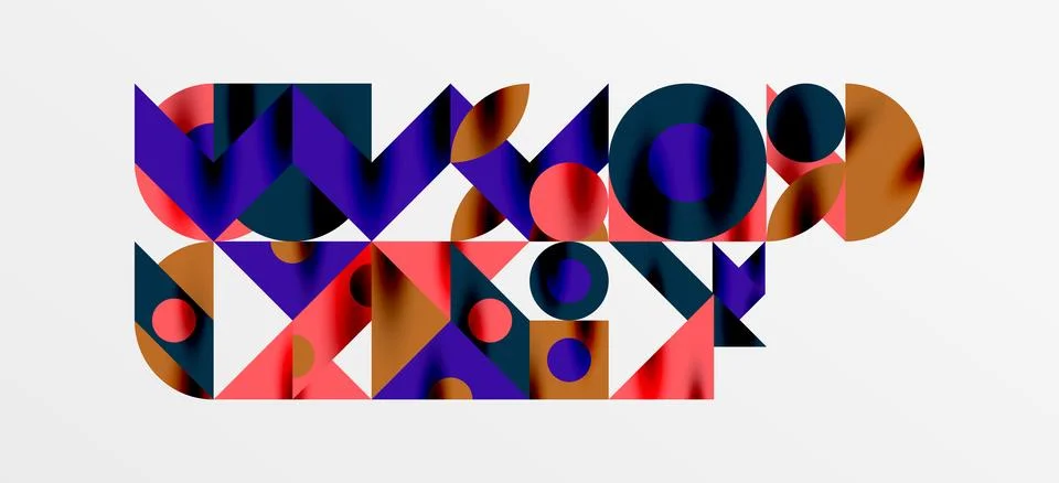 Geometric neo patterns. Abstract background for covers, banners, flyers and 스톡 일러스트