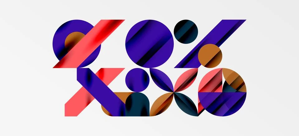 Geometric neo patterns. Abstract background for covers, banners, flyers and Stock Illustration