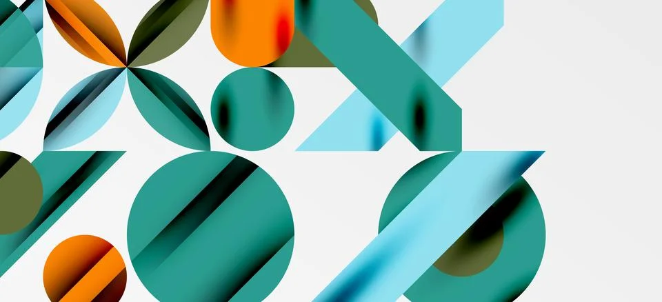 Geometric neo patterns. Abstract background for covers, banners, flyers and Stock Illustration