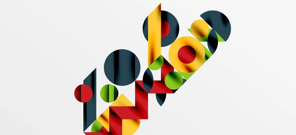 Geometric neo patterns. Abstract background for covers, banners, flyers and 스톡 일러스트
