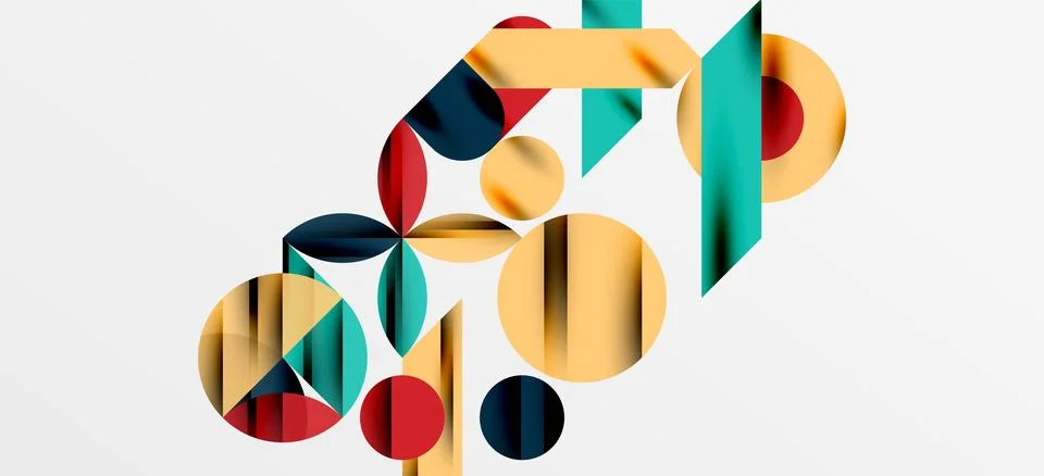 Geometric neo patterns. Abstract background for covers, banners, flyers and Stockillustratie