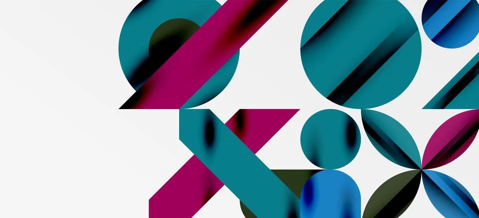 Geometric neo patterns. Abstract background for covers, banners, flyers and Stockillustratie