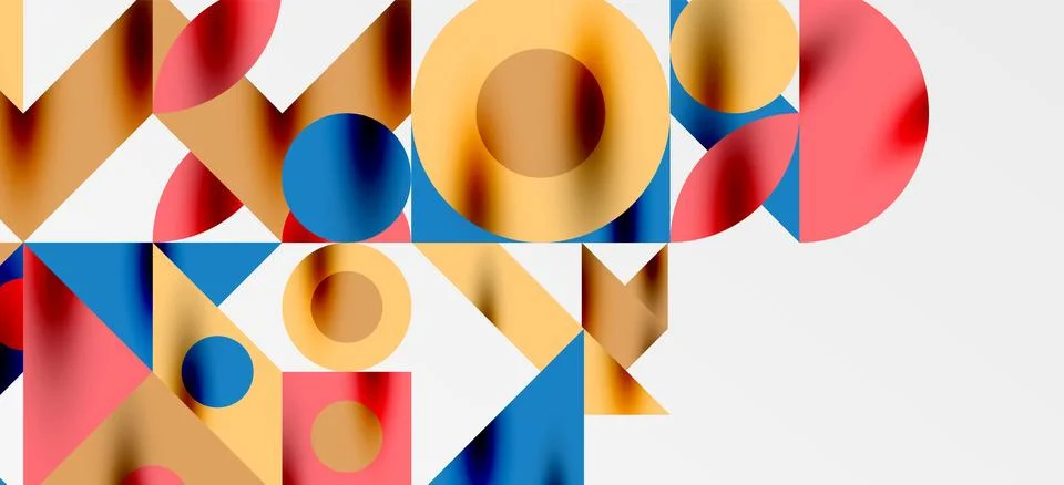 Geometric neo patterns. Abstract background for covers, banners, flyers and Stock Illustration