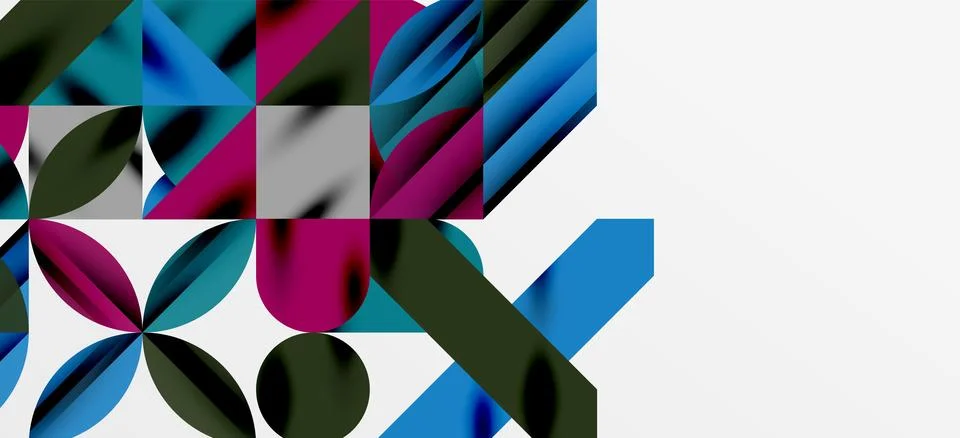 Geometric neo patterns. Abstract background for covers, banners, flyers and Stock Illustration