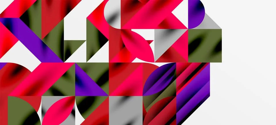 Geometric neo patterns. Abstract background for covers, banners, flyers and Illustrazione stock