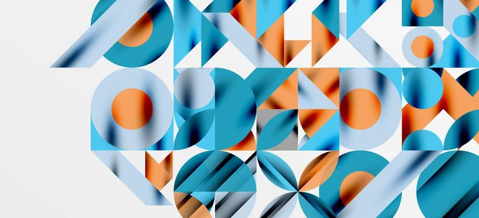 Geometric neo patterns. Abstract background for covers, banners, flyers and Stock Illustration