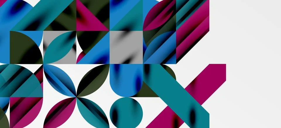 Geometric neo patterns. Abstract background for covers, banners, flyers and Stock Illustration