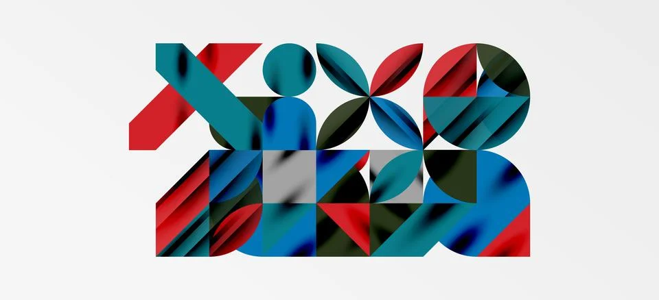 Geometric neo patterns. Abstract background for covers, banners, flyers and Stock Illustration