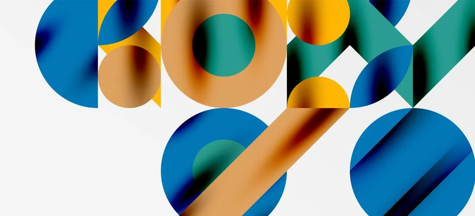 Geometric neo patterns. Abstract background for covers, banners, flyers and Illustrazione stock