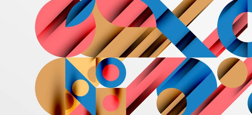 Geometric neo patterns. Abstract background for covers, banners, flyers and 스톡 일러스트