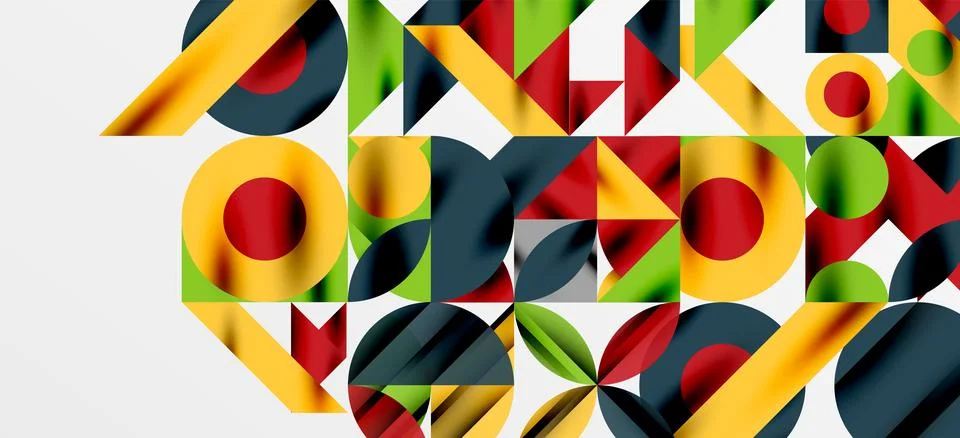 Geometric neo patterns. Abstract background for covers, banners, flyers and 스톡 일러스트