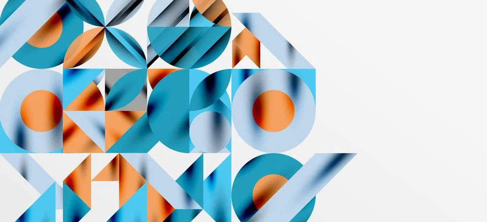 Geometric neo patterns. Abstract background for covers, banners, flyers and Stockillustratie