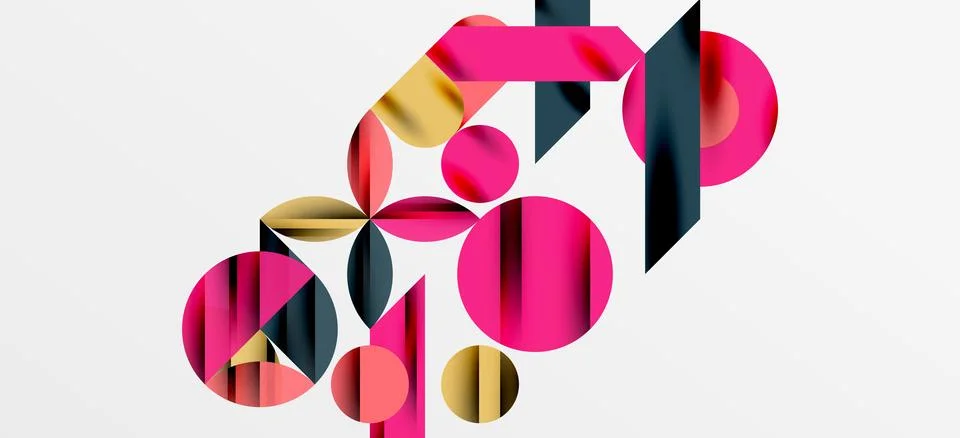 Geometric neo patterns. Abstract background for covers, banners, flyers and Stockillustratie