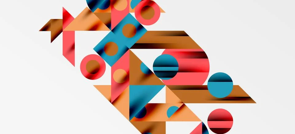 Geometric neo patterns. Abstract background for covers, banners, flyers and 스톡 일러스트