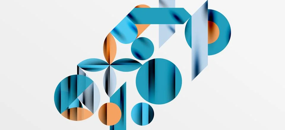 Geometric neo patterns. Abstract background for covers, banners, flyers and Stockillustratie