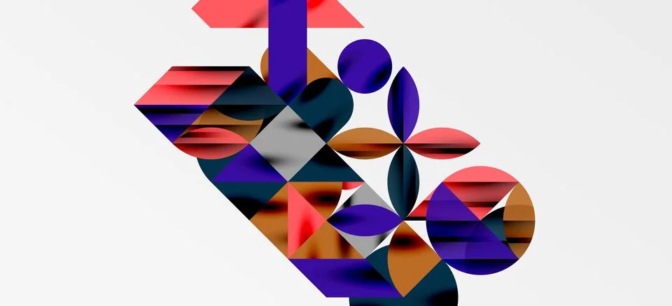 Geometric neo patterns. Abstract background for covers, banners, flyers and Stockillustratie