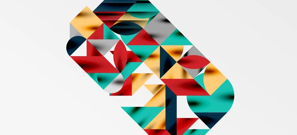 Geometric neo patterns. Abstract background for covers, banners, flyers and Stock Illustration