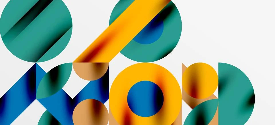 Geometric neo patterns. Abstract background for covers, banners, flyers and Stockillustratie