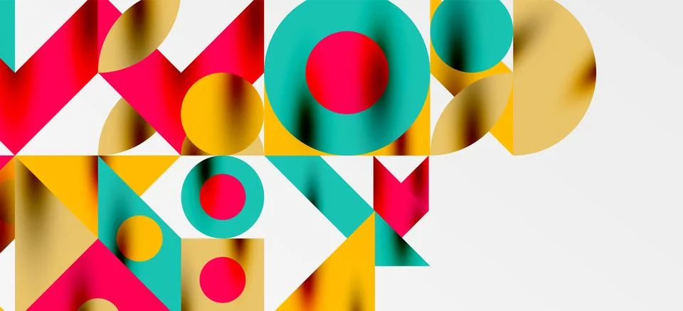Geometric neo patterns. Abstract background for covers, banners, flyers and Stock Illustration