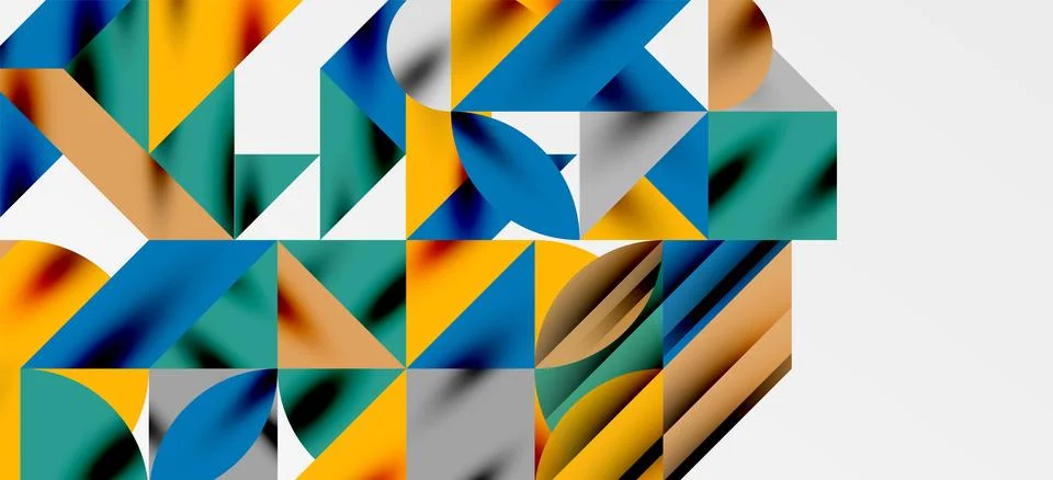 Geometric neo patterns. Abstract background for covers, banners, flyers and Stockillustratie