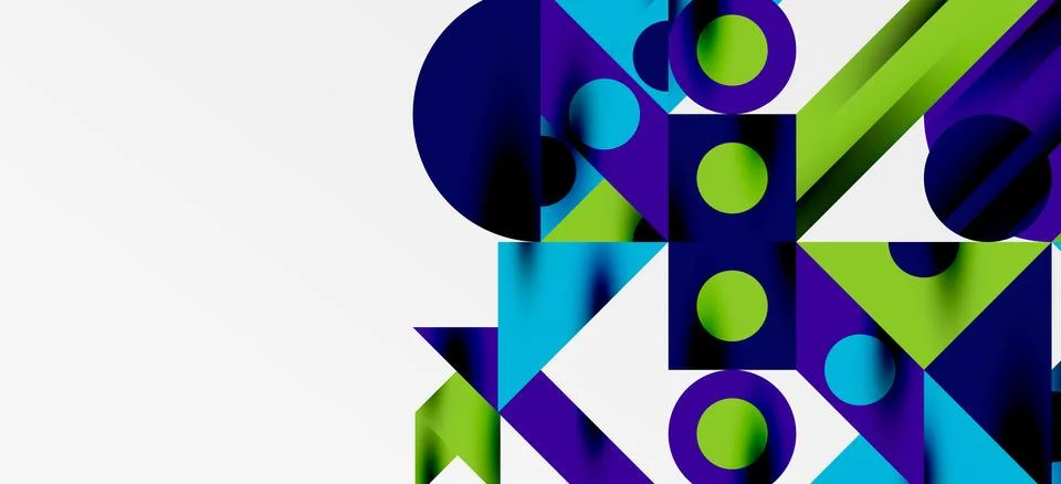 Geometric neo patterns. Abstract background for covers, banners, flyers and Stock Illustration