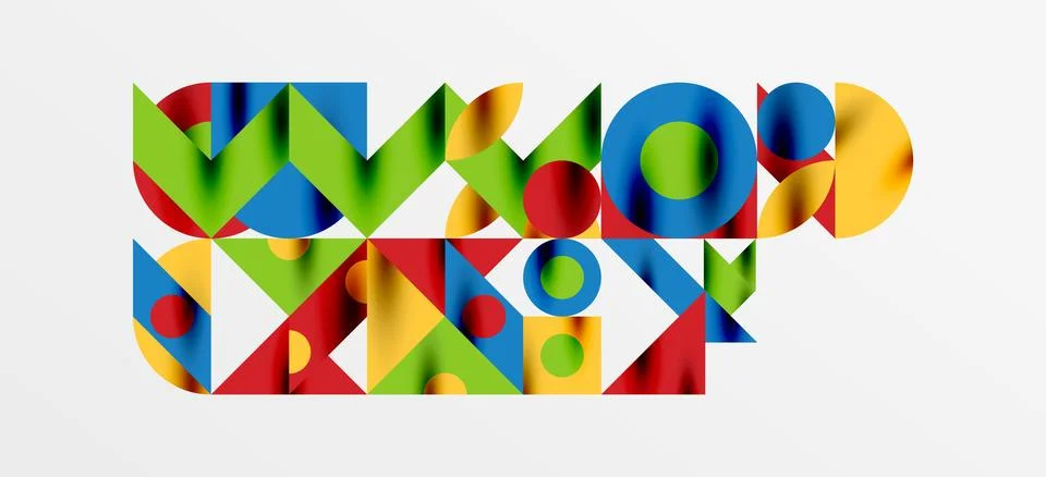 Geometric neo patterns. Abstract background for covers, banners, flyers and 스톡 일러스트