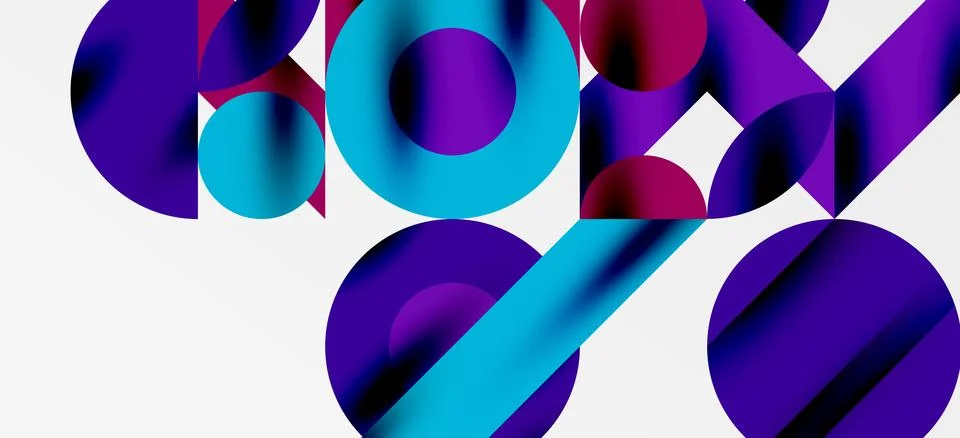 Geometric neo patterns. Abstract background for covers, banners, flyers and Stockillustratie