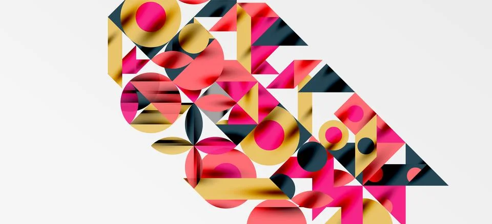 Geometric neo patterns. Abstract background for covers, banners, flyers and Stock Illustration