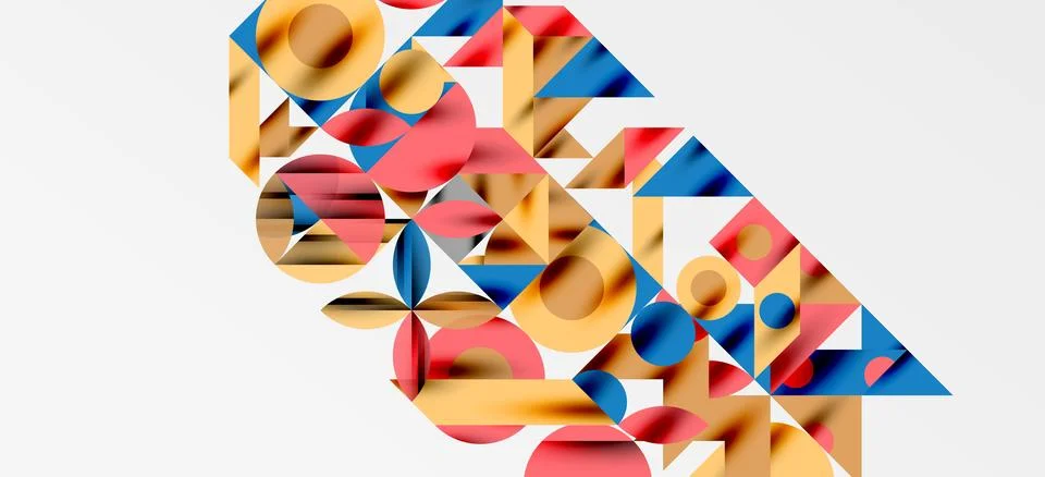 Geometric neo patterns. Abstract background for covers, banners, flyers and Stock Illustration