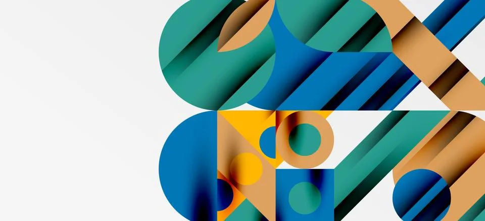 Geometric neo patterns. Abstract background for covers, banners, flyers and Stock Illustration