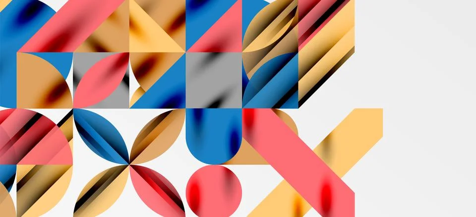 Geometric neo patterns. Abstract background for covers, banners, flyers and Stockillustratie