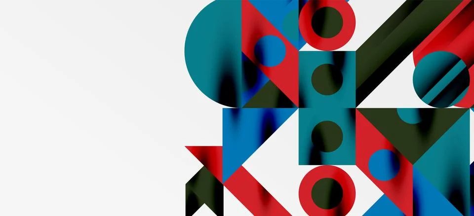 Geometric neo patterns. Abstract background for covers, banners, flyers and Stockillustratie