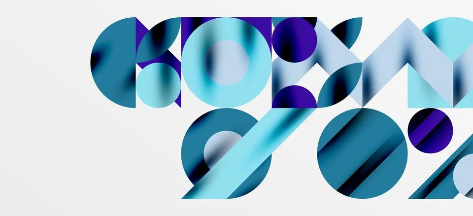 Geometric neo patterns. Abstract background for covers, banners, flyers and Stock Illustration