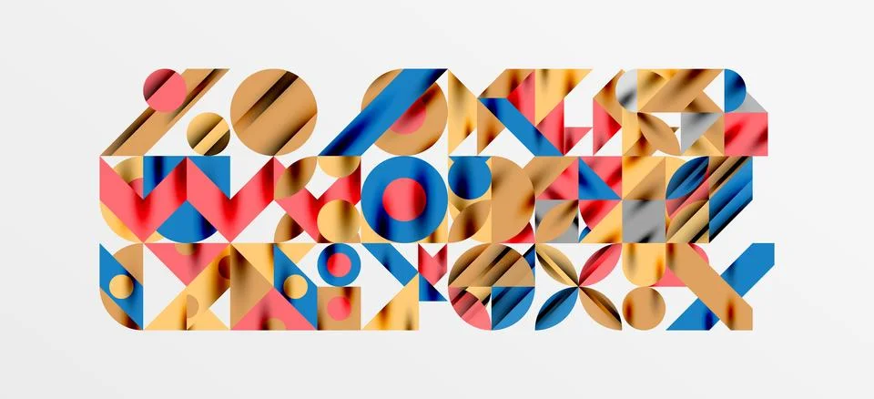 Geometric neo patterns. Abstract background for covers, banners, flyers and 스톡 일러스트