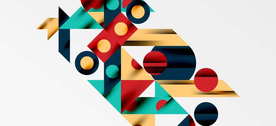 Geometric neo patterns. Abstract background for covers, banners, flyers and.. Stockillustratie