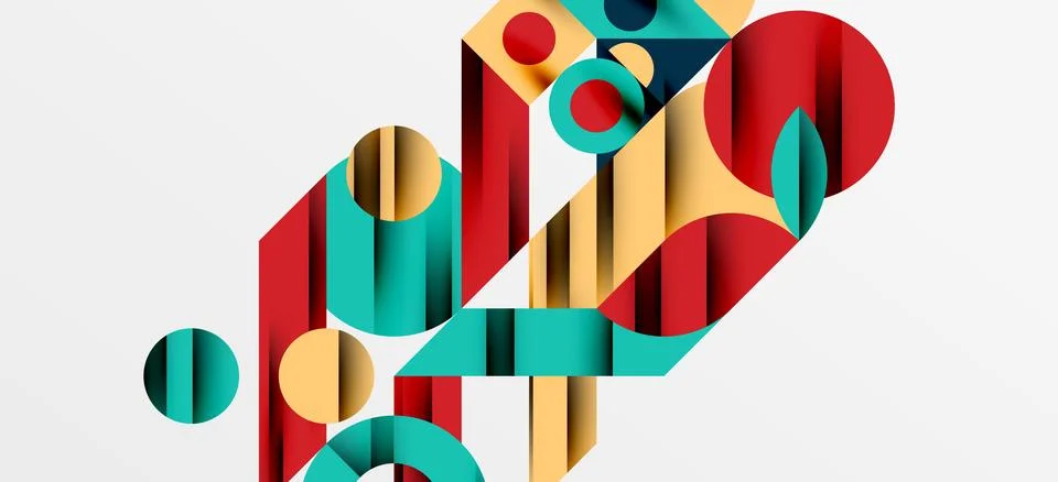 Geometric neo patterns. Abstract background for covers, banners, flyers and.. 스톡 일러스트