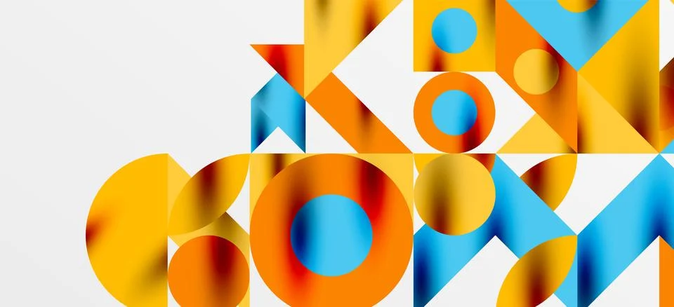 Geometric neo patterns. Abstract background for covers, banners, flyers and.. Stockillustratie