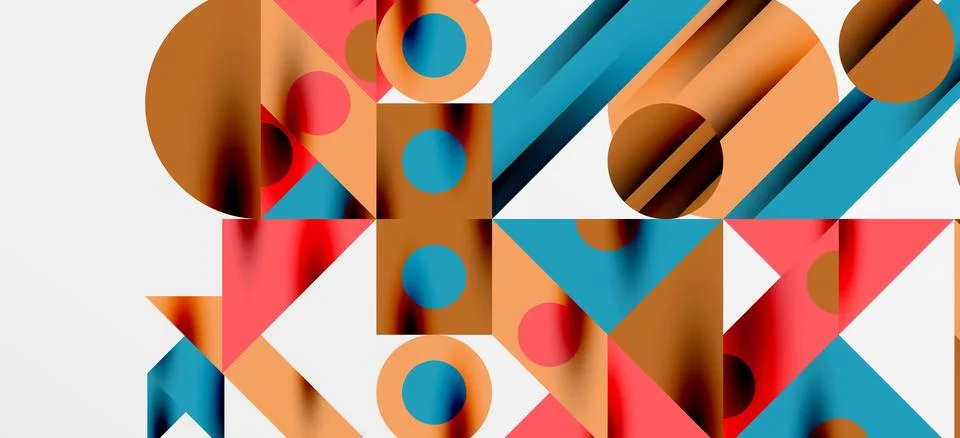 Geometric neo patterns. Abstract background for covers, banners, flyers and.. Stock Illustration