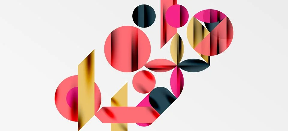 Geometric neo patterns. Abstract background for covers, banners, flyers and Stock Illustration