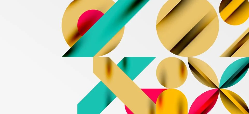 Geometric neo patterns. Abstract background for covers, banners, flyers and Stockillustratie