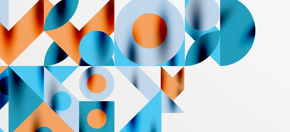 Geometric neo patterns. Abstract background for covers, banners, flyers and Illustrazione stock
