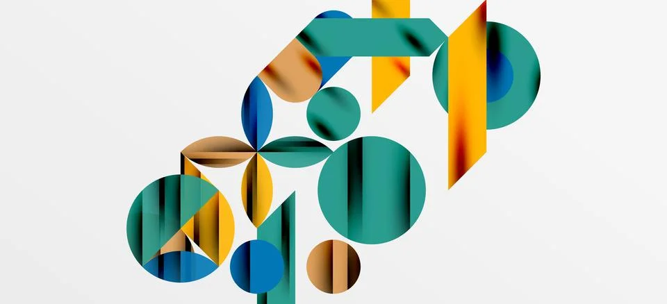 Geometric neo patterns. Abstract background for covers, banners, flyers and Stock Illustration