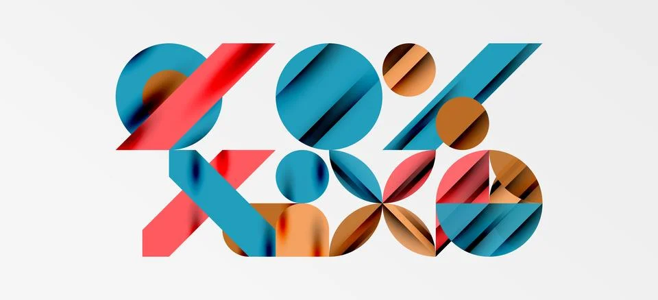 Geometric neo patterns. Abstract background for covers, banners, flyers and Illustrazione stock