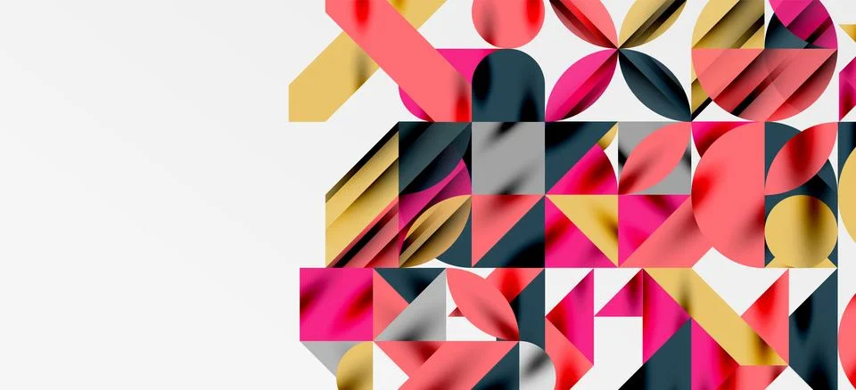 Geometric neo patterns. Abstract background for covers, banners, flyers and Stock Illustration