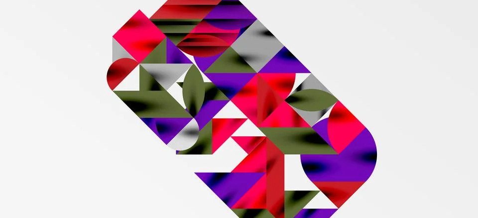 Geometric neo patterns. Abstract background for covers, banners, flyers and Stock Illustration