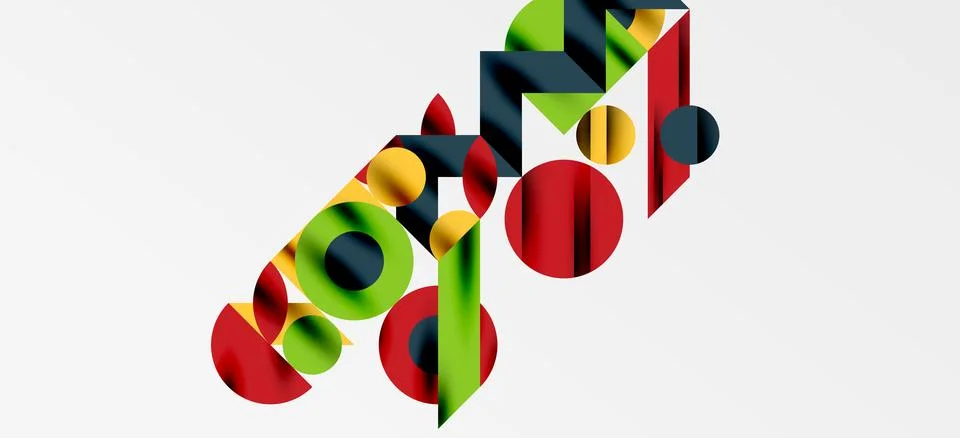 Geometric neo patterns. Abstract background for covers, banners, flyers and Stock Illustration