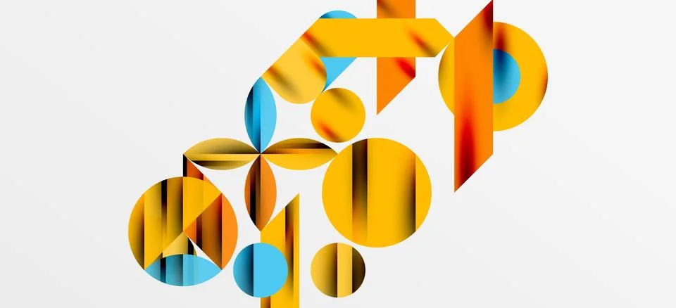 Geometric neo patterns. Abstract background for covers, banners, flyers and Illustrazione stock