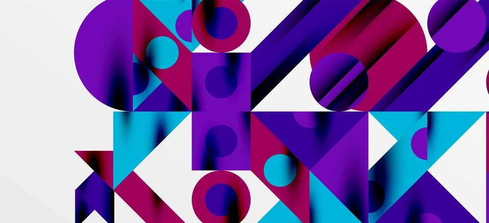 Geometric neo patterns. Abstract background for covers, banners, flyers and Stock Illustration