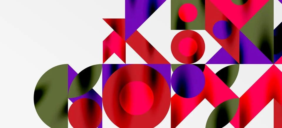 Geometric neo patterns. Abstract background for covers, banners, flyers and Stock Illustration