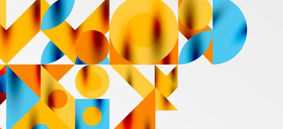 Geometric neo patterns. Abstract background for covers, banners, flyers and Stock Illustration